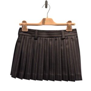 VIP Only Miu Miu Pleated pinstripe miniskirt It36